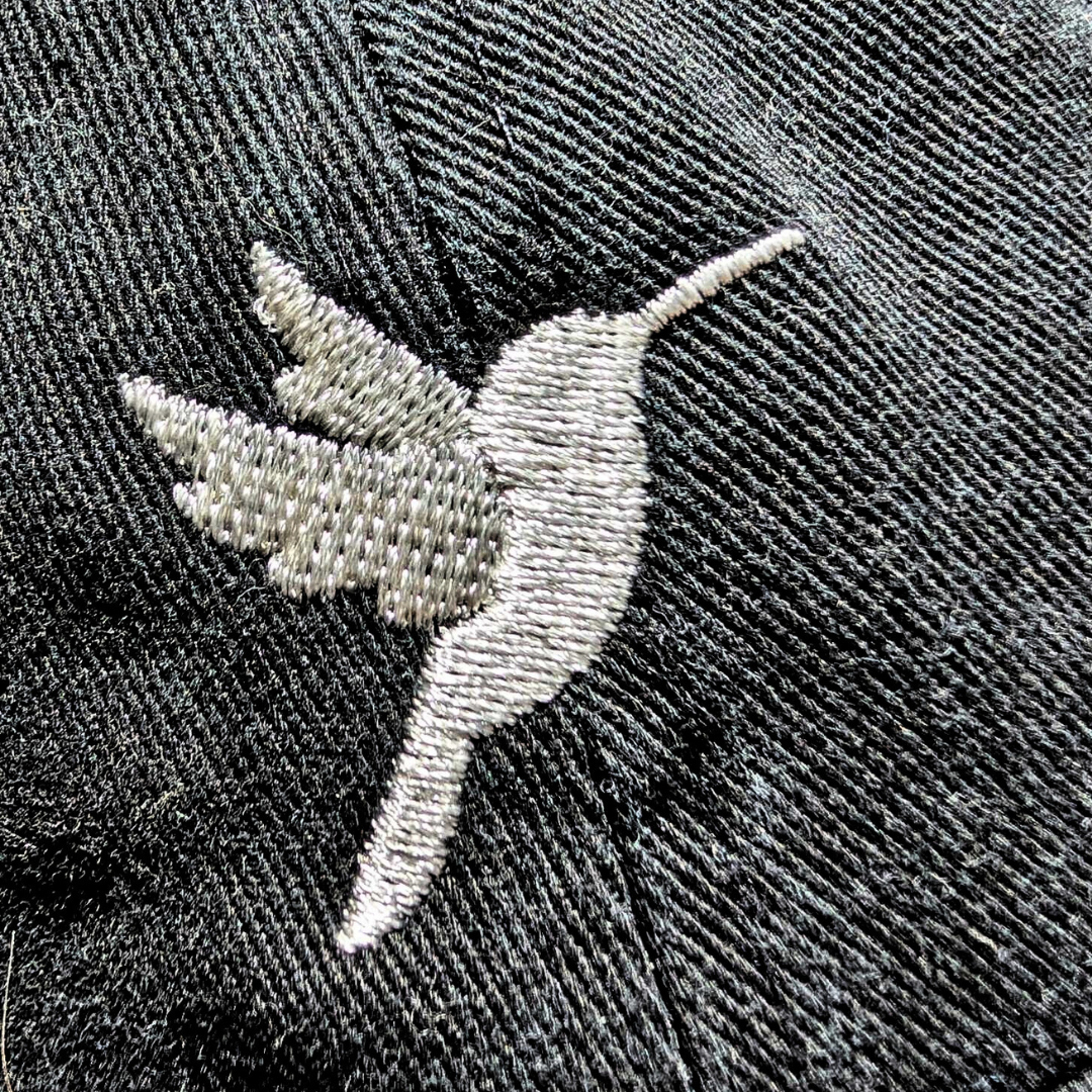 Larry Bird - Soft Buckle - Washed Black/White (KIDS 1-5)