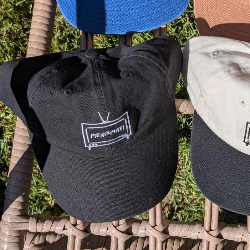 "OG TV" Curved Snap - Washed Black/White