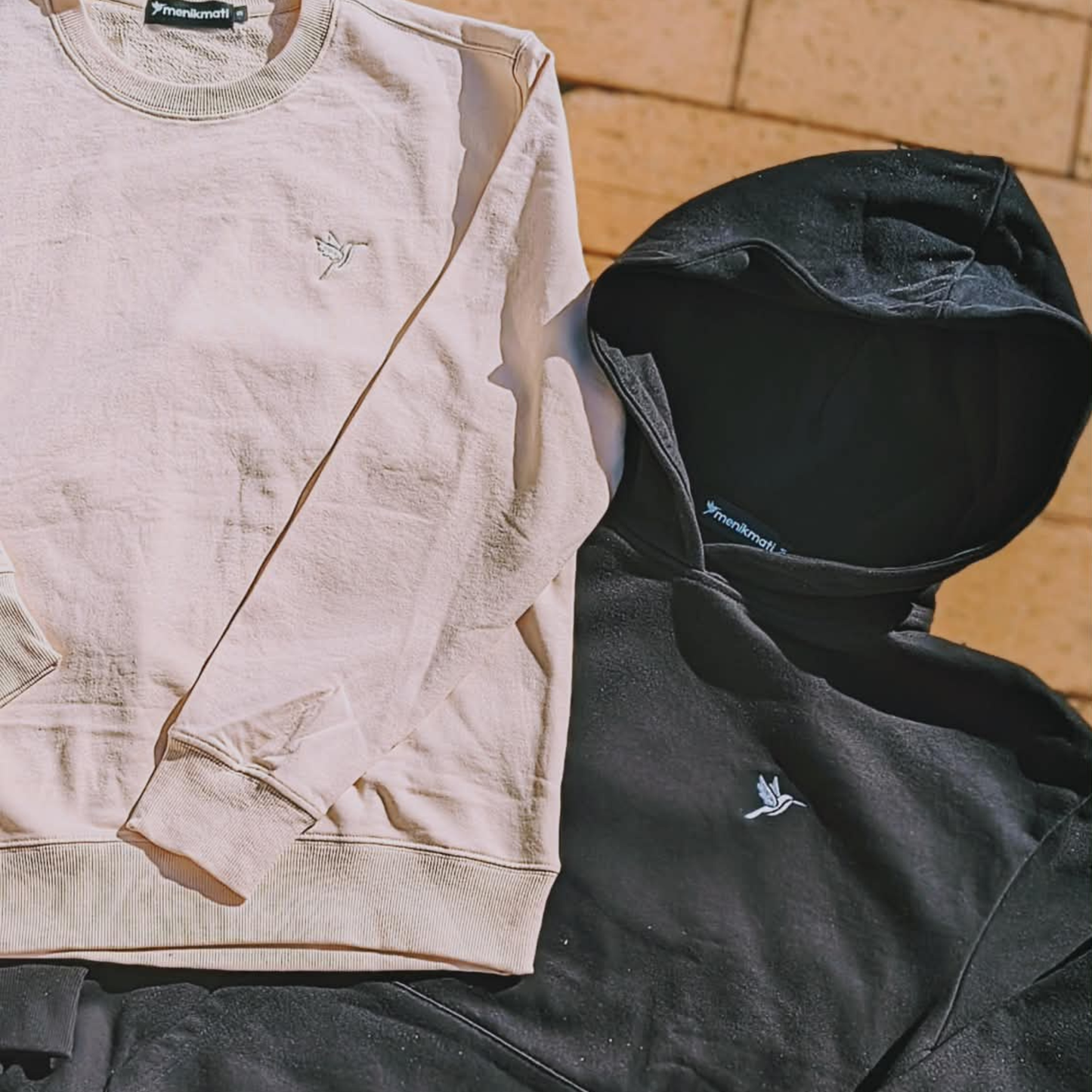 Larry Lightweight Crew - Cream/Cream (SALE)