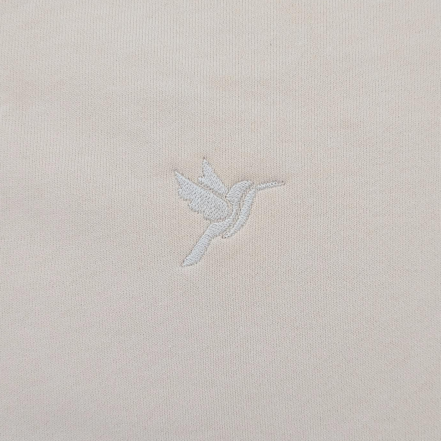 Larry Lightweight Crew - Cream/Cream (SALE)