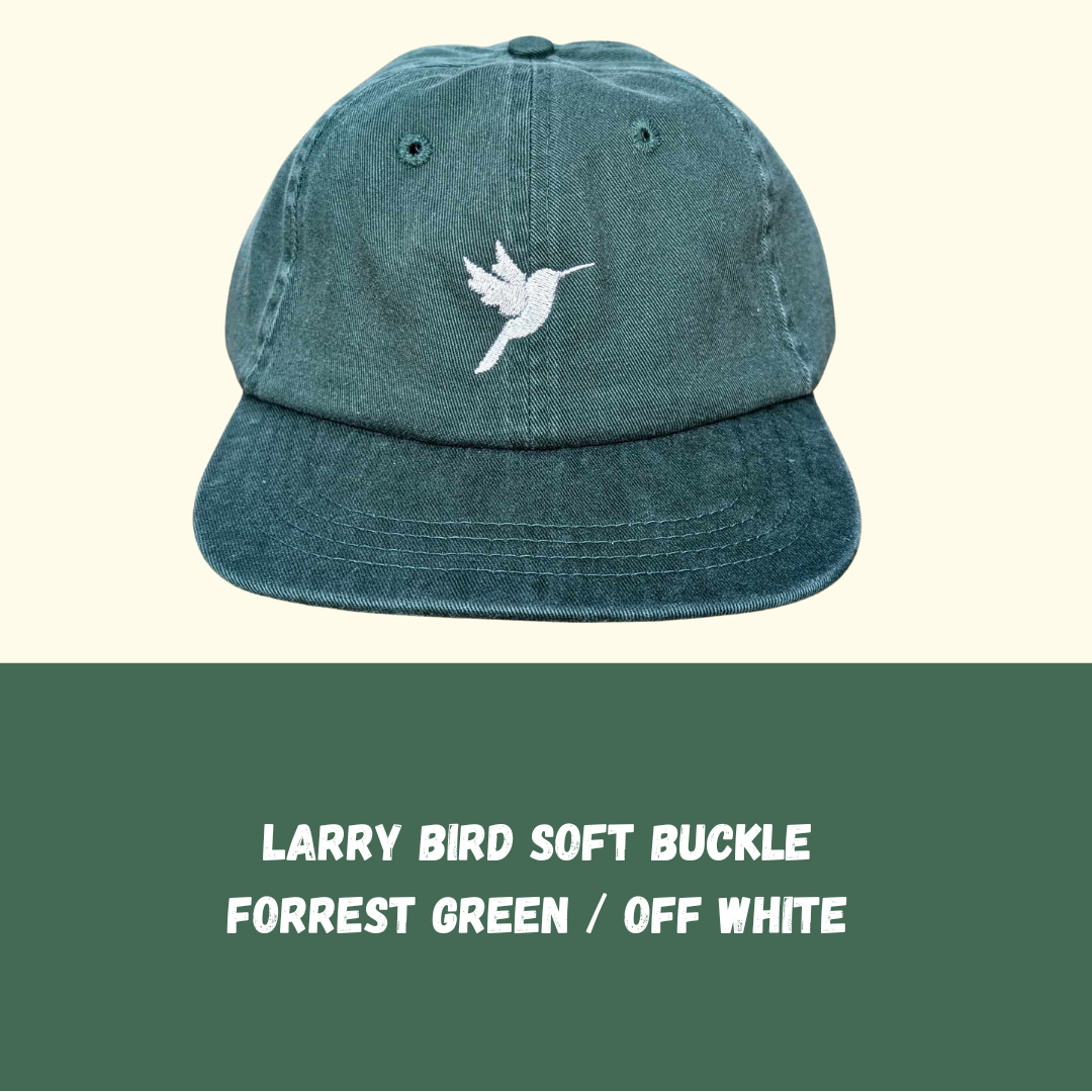 Larry Bird - Soft Buckle - Forrest Green/Off White