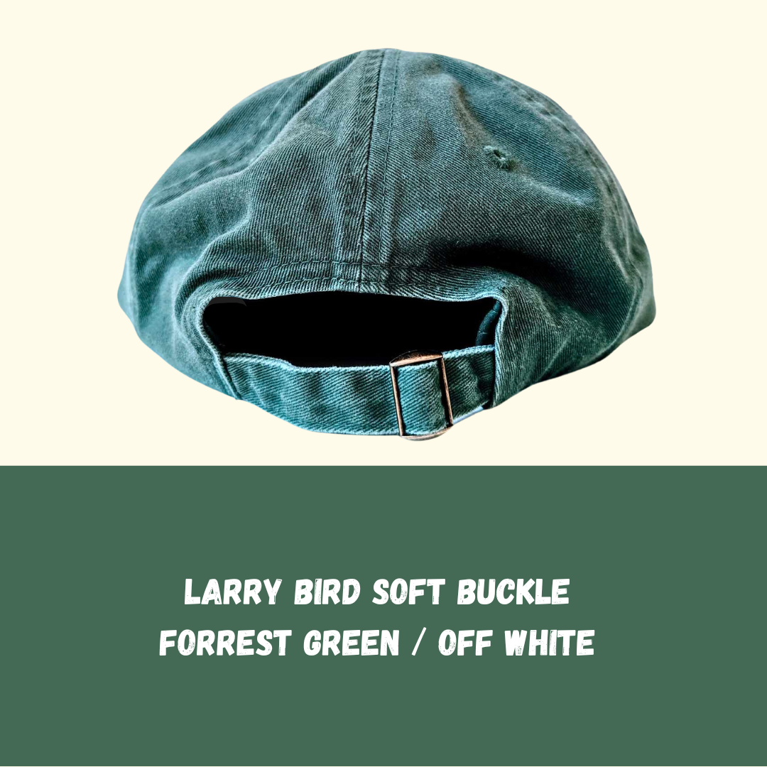 Larry Bird - Soft Buckle - Forrest Green/Off White