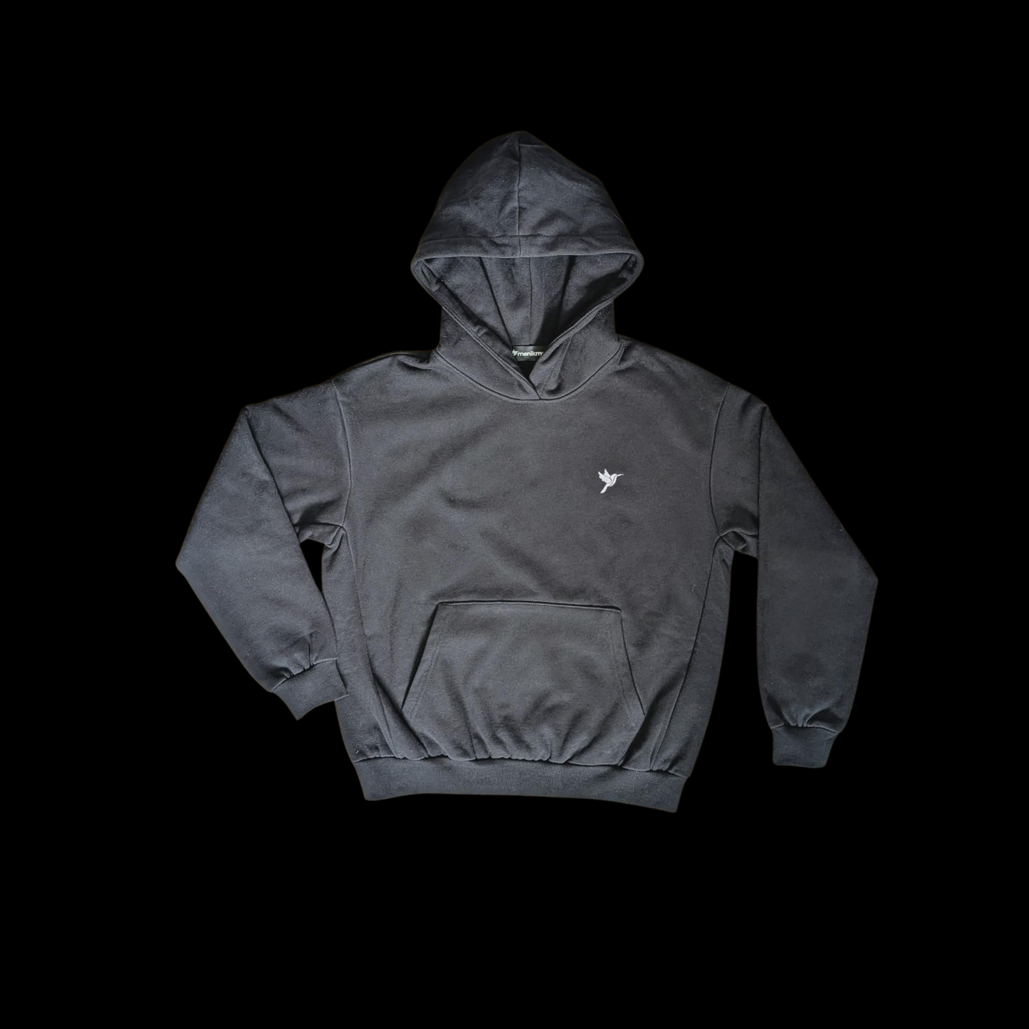 Larry Heavyweight Hood - Black/White (SALE)