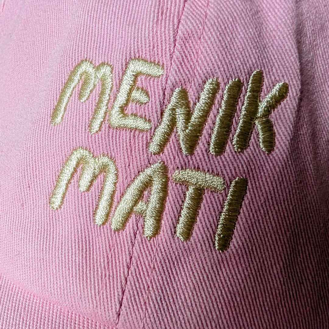 The Menikmati     Curved Snap     Pale Pink/Pale Yellow