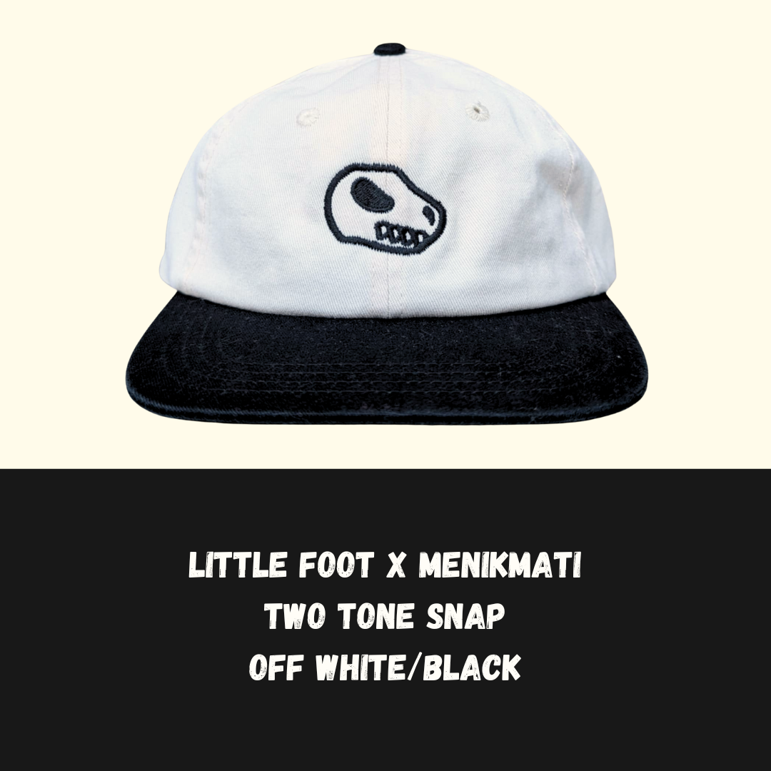 Little Foot X Menikmati - Two Tone Snap - Off White / Black