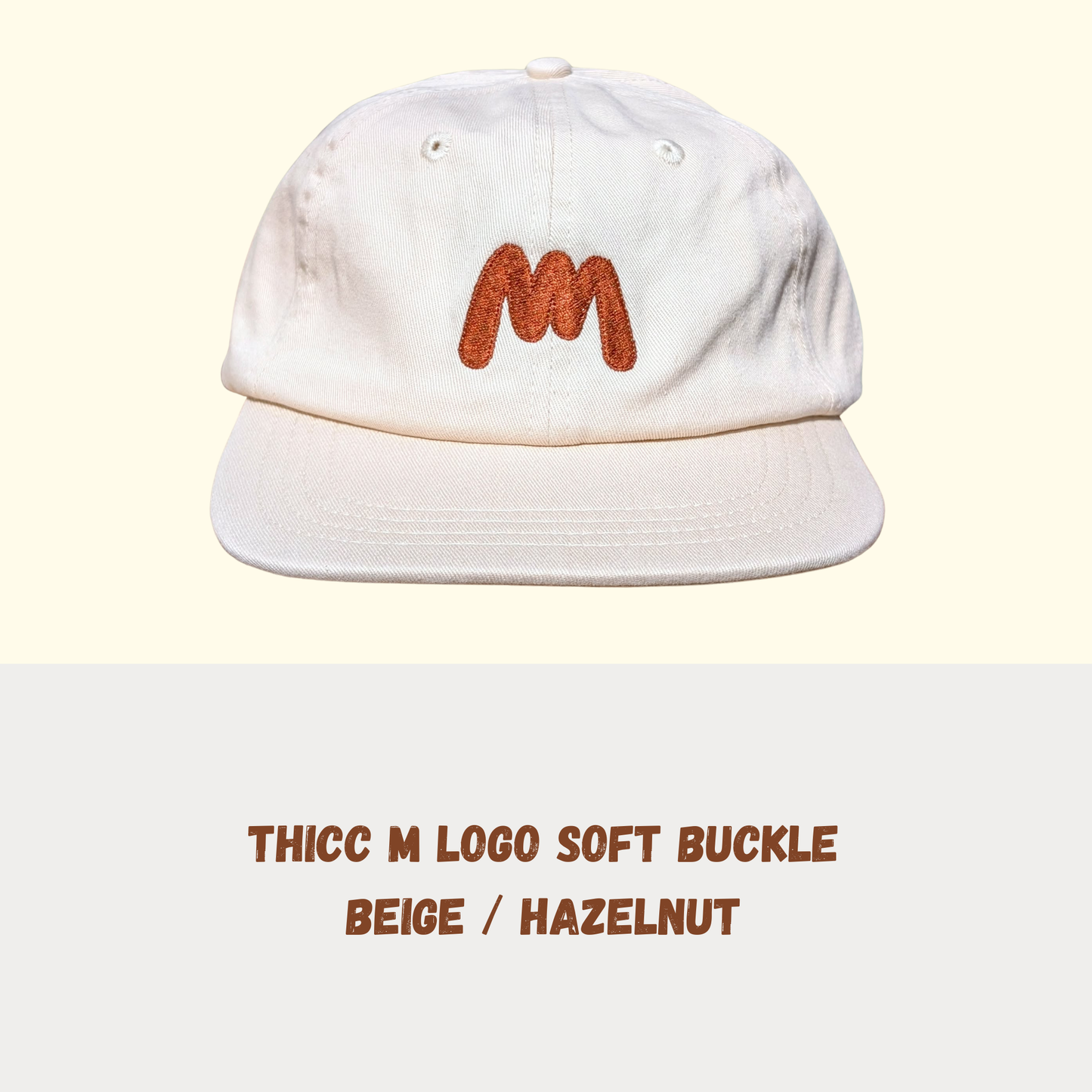 Thicc M Soft Buckle - Beige / Hazelnut