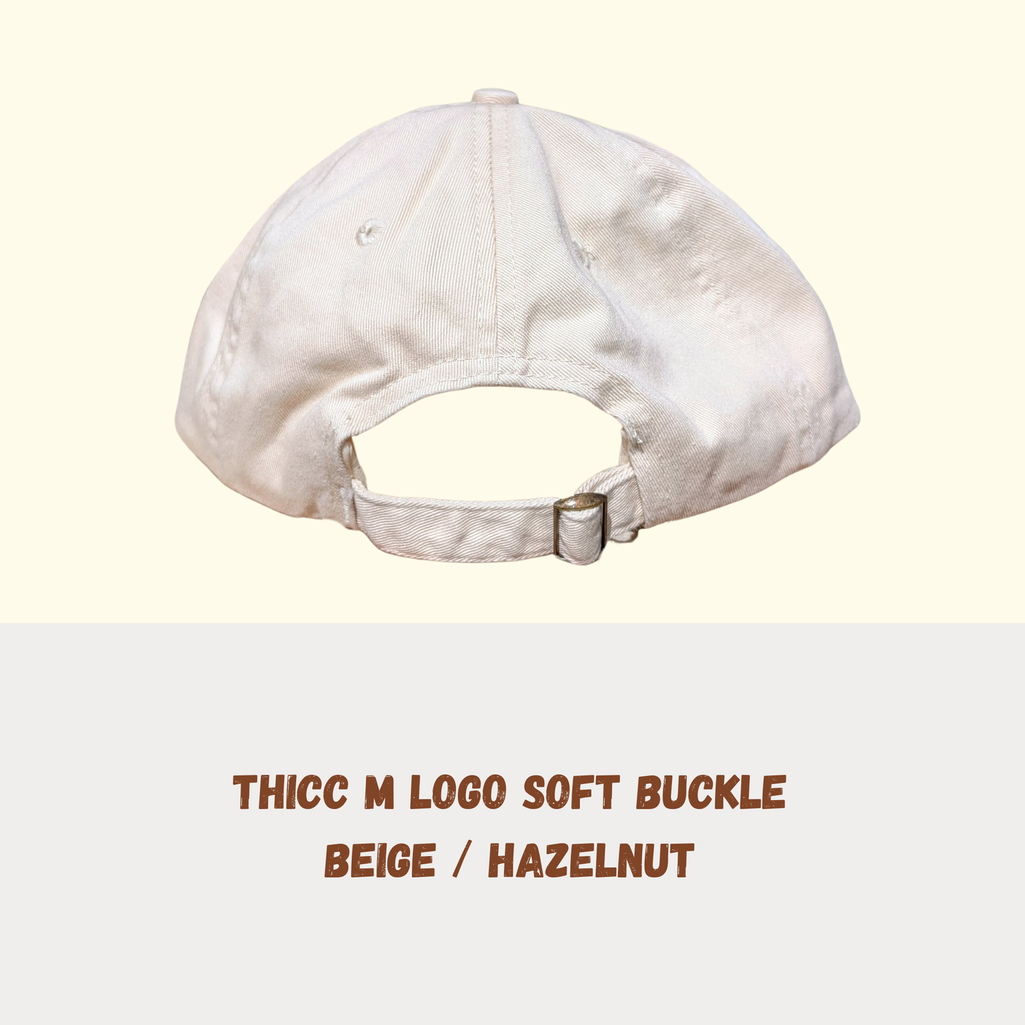 Thicc M Soft Buckle - Beige / Hazelnut