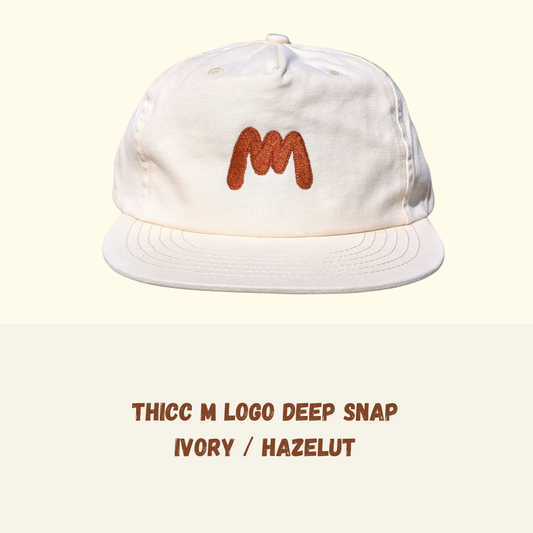 Thicc M Deep Snap - Ivory / Hazelnut