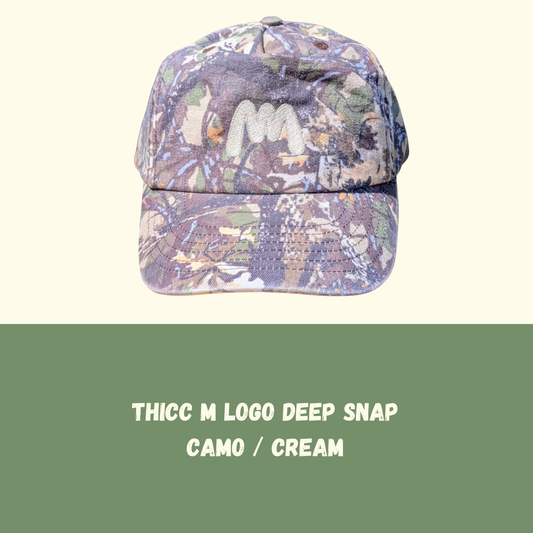 Thicc M Deep Snap - Camo / Cream