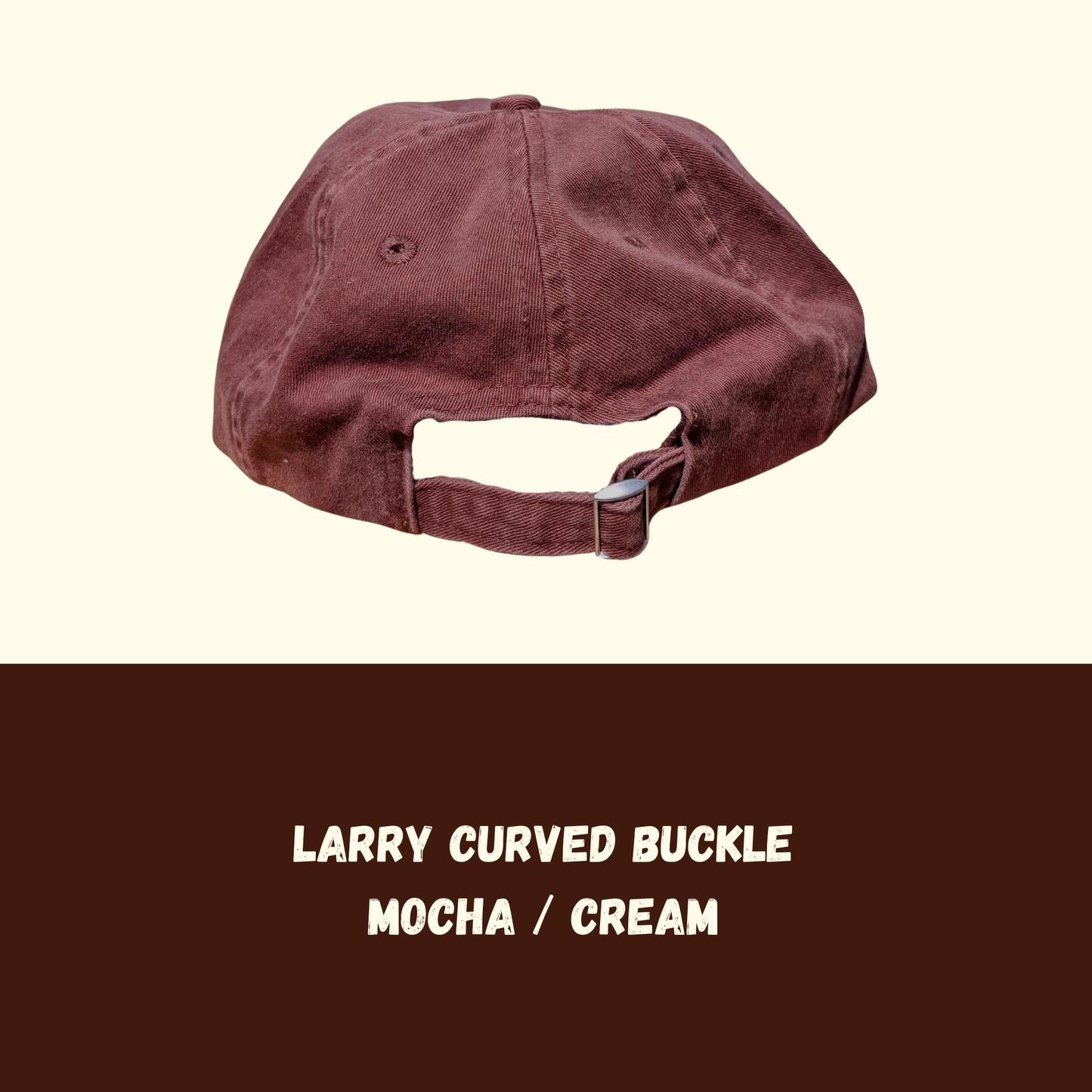 Larry OG Curved Buckle - Mocha / Cream