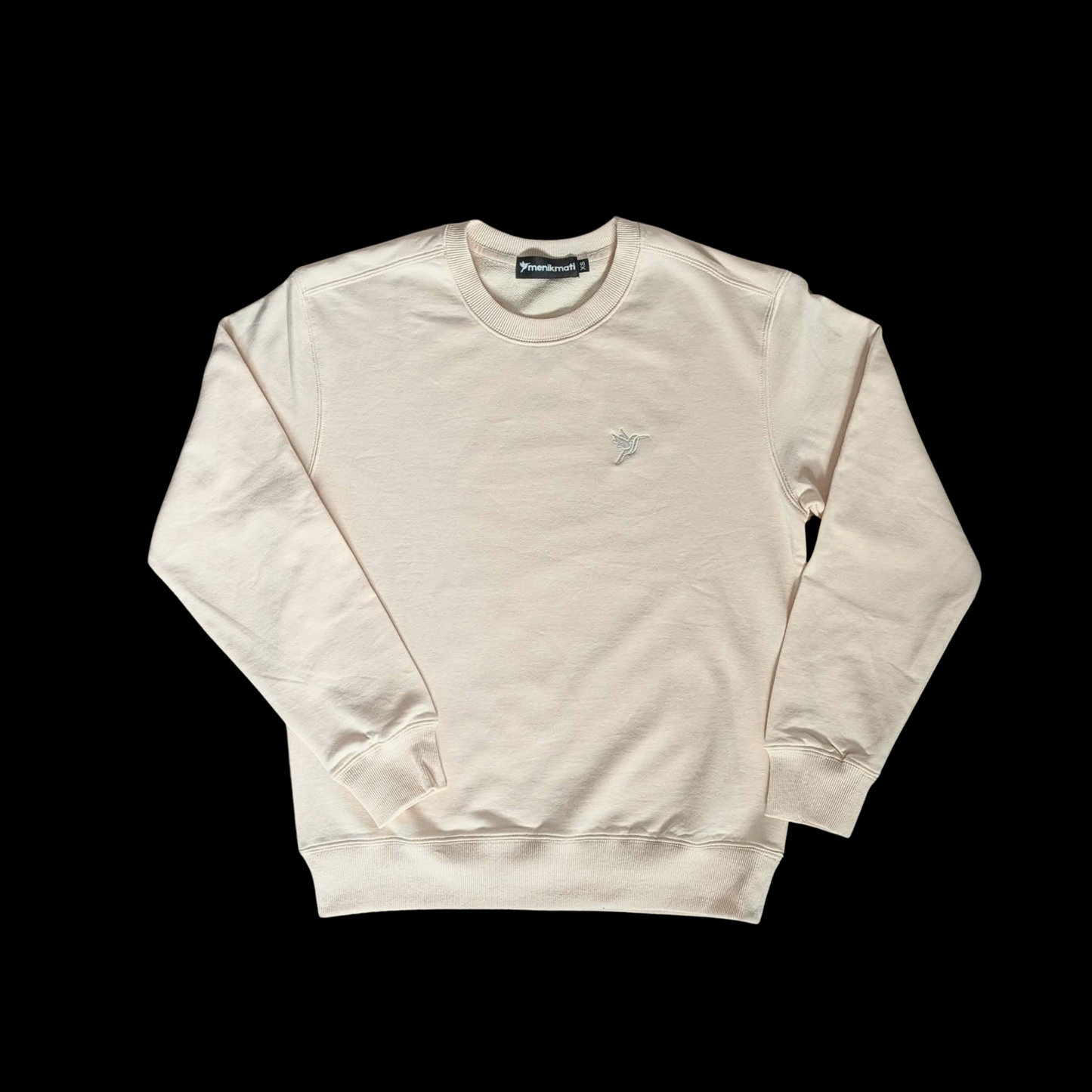 Larry Lightweight Crew - Cream/Cream (SALE)