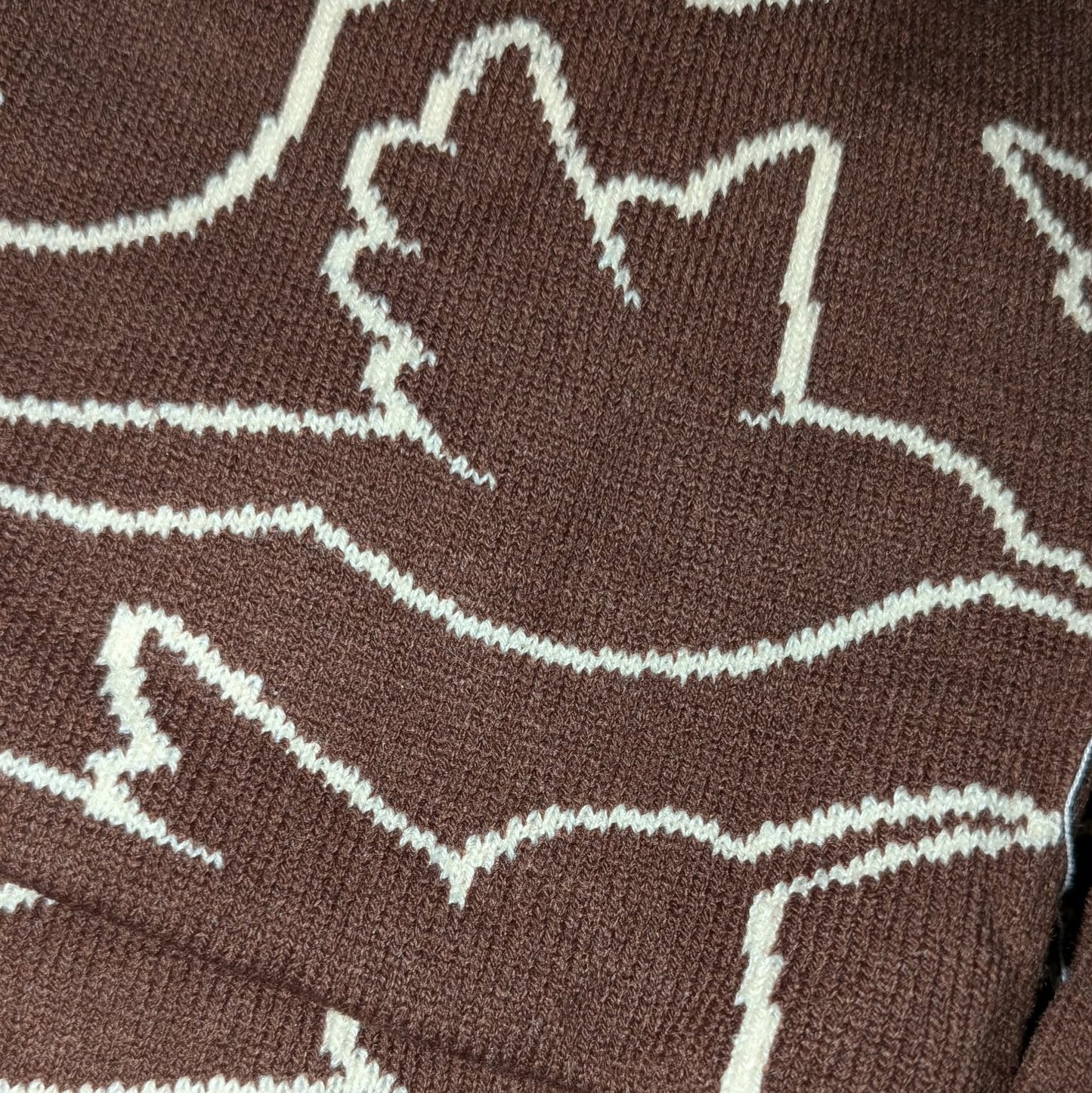 Larry Skull Beanie Chocolate / Cream