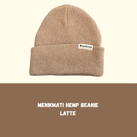 Menikmati Hemp Beanie - Latte