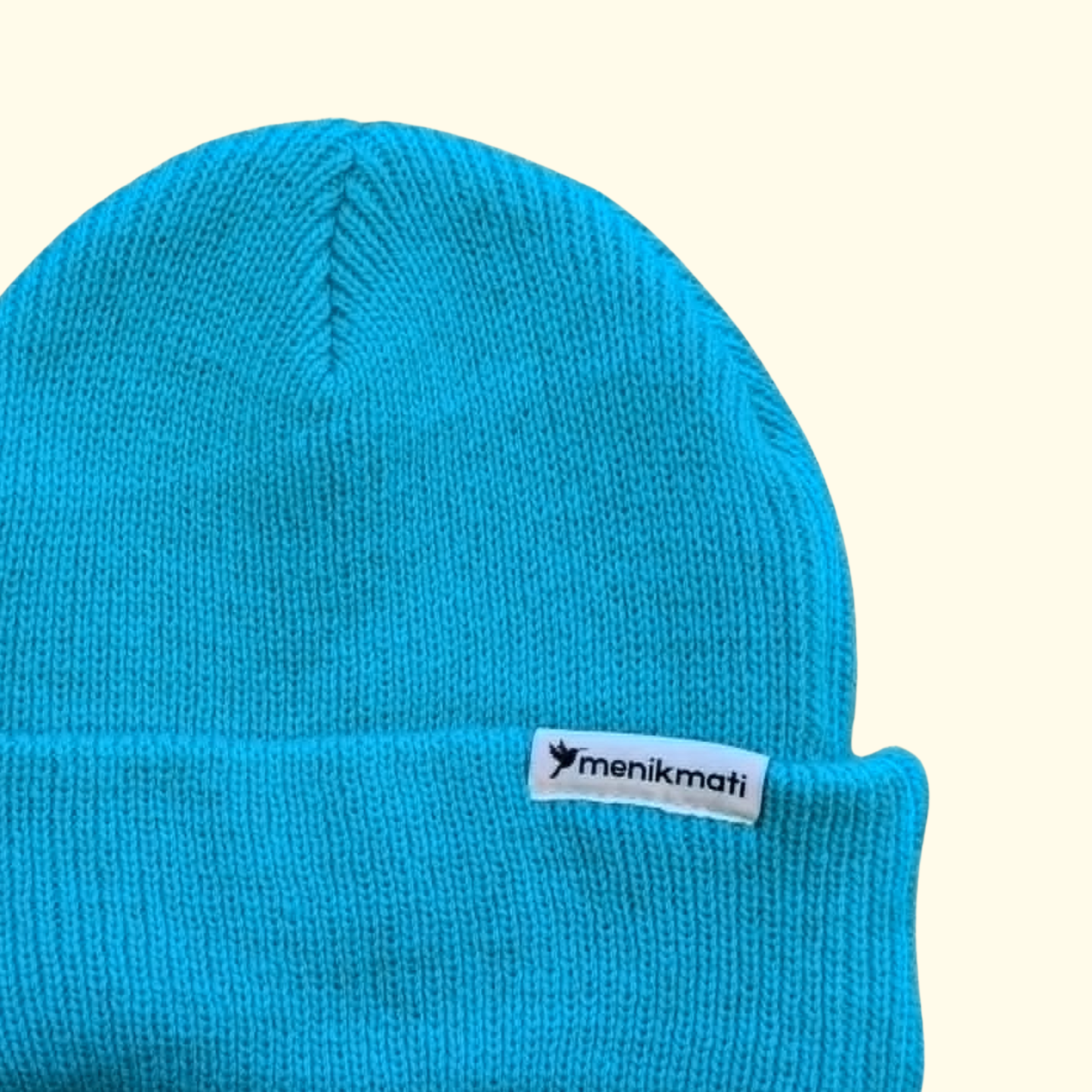 Kids Cuffed Beanie - Turquoise