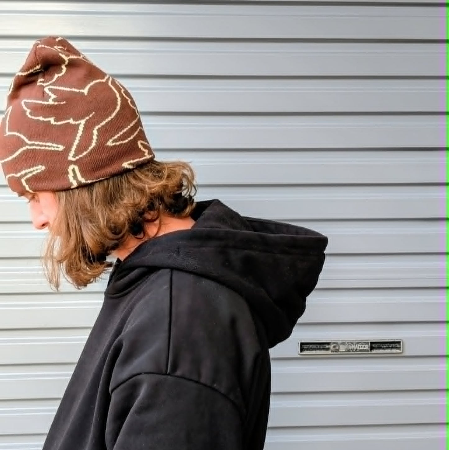 Larry Skull Beanie Chocolate / Cream