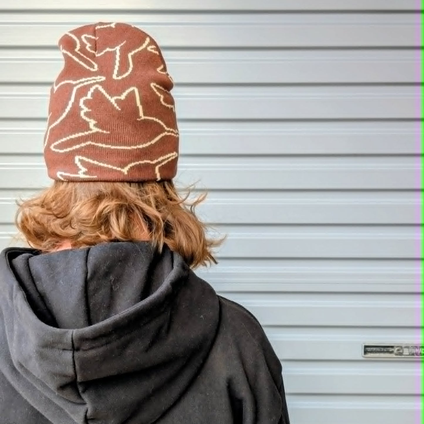 Larry Skull Beanie Chocolate / Cream